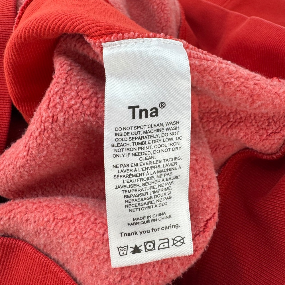 NEW Tna Aritzia S Cozy Fleece Boyfriend Feeling Lucky Sweatshirt Lunar New Year - Picture 9 of 12